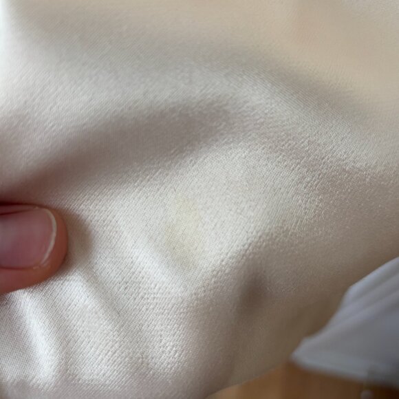 Shona Joy La Lune Frill Cuff Bias Midi Dress in Cream - Size 6 - Picture 10 of 11